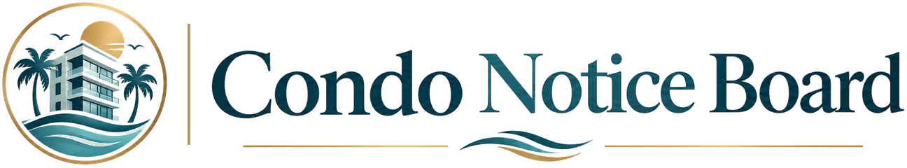 Condo Notice Board